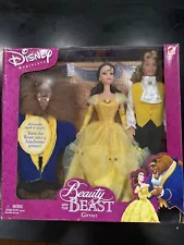 Beauty & the Beast giftset belle and beast w/removable beast mask 2002 Mattel