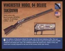 Winchester Model 94 Deluxe Takedown Rifle Atlas Classic Firearms Card