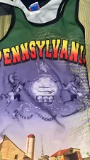 Rare Team Pennsylvania Wrestling Singlet Adult S