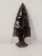 Hand Knapped Oregon Obsidian Arrowhead