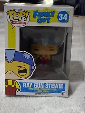 Funko POP! Animation: Ray Gun Stewie #34 - Family Guy New In Box!