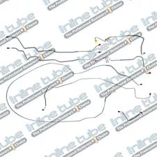 1971-76 Chevrolet Impala Hardtop Complete Power Brake Line Set Kit Stainless (For: More than one vehicle)