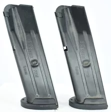 (Lot of 2) Factory Original Sig Sauer P250 10 Round 9mm Magazines