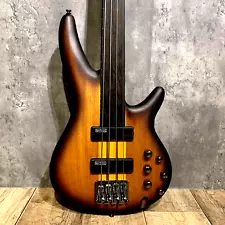 Ibanez SRF700 Electric Bass Brown Burst Flat w/case Brand New