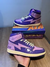 Reves Paris x Kool Kiy x Runtz Air Kiy 85' Hi Shoes Mens Size 12 Purple OG