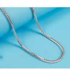 Real Pt950 Pure Platinum 950 Necklace For Women Men Wheat Link Chain Many Size