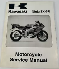 2000 2001 OEM Kawasaki Ninja ZX-6R Service Manual 99924-1254-03