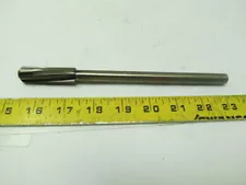 Rock River Tool 19/32 x 8" Carbide Tipped Spiral Left 6 Flute Chucking Reamer