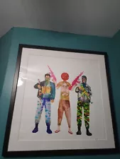 David Choe Rare Framed Print #to 59 Hug Ambassadors