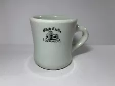 1920s WHITE CASTLE HAMBURGERS THICK DINER COFFEE MUG ALBERT PICK VITRIFIED CHINA