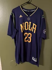 NBA New Orleans Pelicans Anthony Davis Jersey 23 Mardi Gras Men's XXL BRAND NEW