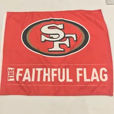 49er faithful flag 24x22