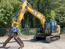 2015 Caterpillar 312 E Rotate Grapple Rubber Track Cab Excavator Aux Hyd bidadoo