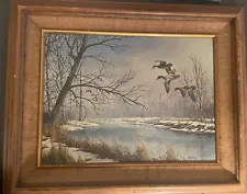 David Maass “Winter Flight” Limited Edition #67 Of 2500 Original Oil Painting.