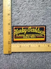 1 HARLEY DAVIDSON CLASSIC MOTORCYCLES SINCE 1903 IRON ON PATCH FREE SHIPPING