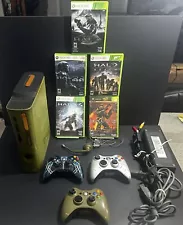 New ListingXbox 360 Halo 3 Special Edition 20GB Console Lot 3 Controllers 5 HALO Games Plus