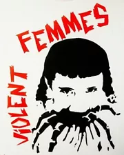 Violent Femmes Air Brush Stencil, 2 Pc. 12"x14" For T-shirt Or Other. 80's Music