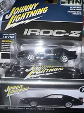 Johnny Lightning Tin Black 1989 CHEVY CAMARO Z28 IROC-Z ~ 1 of 7148 ~ NIP