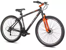 29" Men's BCA 21-Speed Mountain Bike Front Suspension & Disc Brakes Gray/Orange