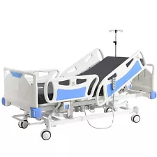 OLERN Full Electric Hospital Bed with Memory Mattress for Home ICU Medical Bed