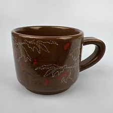 Starbucks Ceramic Coffee Mug ~ 10 oz. - Coffee Bean Plant ~ 2009