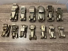 17 Danbury mint "50 Greatest Motor Cars of all Time" - Pewter - Choose your car!