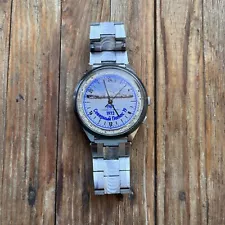 Very Rare Soviet Rocket 24 Hours Vintage Mechanical Men's Wrist Watch North Pole