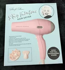 Marilyn Monroe 2 Speed Hair Dryer Pink 1875W 3 Heat Settings NEW IN SEALED BOX