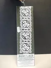 Grange Irish Hand Crochet Shamrock Lace Book Mark Bookmark Mint in Package GIFT