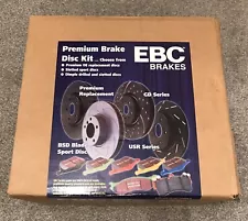 EBC Brakes For Cadillac SRX GD Series Slotted & Dimpled Brake Discs [GD7262]