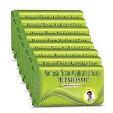 Tetmosol Medicated Soap Fights skin infections Itching with lime fragrance 100g