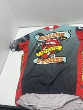 Vintage 2004 Rolling Stones Tattoo You Primal Wear Cycling Jersey Xl