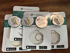 TrackR Bravo finders (4) for keys, wallet, phone, etc. - BUNDLE DEAL