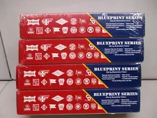 4 Branchline Trains Blueprint Series AAR Reading Boxcars HO Scale