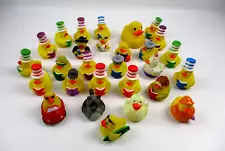 Lot 28 PCS Jeep Rubber Ducks In Bulk Assorted Duckies For Ducking Cruise Ducks