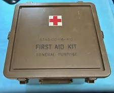 MILITARY FIRST AID KIT (EMPTY) NSN: 6545-00-116-1410 SNS0106