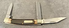 Schrade Old Timer 340 3-Blade Stockman Folding Pocket Knife--2303.23