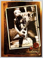 Randy Rhoads The Original Sin Jackson Guitars Promo 2003 Full Page Print Ad