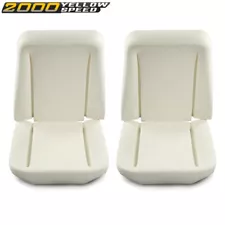 Pair Fit For 1966-1972 GM Front Bucket Seat Foam Bun Cushion Upper & Lower