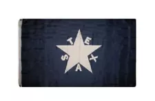 2x3 First Republic of Texas Zavala Perma Dye Poly Flag 2'x3' Grommets 100D