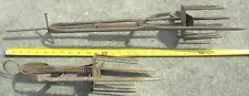 2 ANTIQUE TRAP TRAPPING MOLE TRAPS