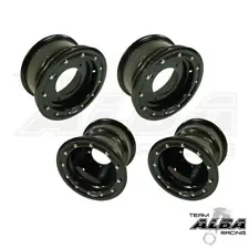 Raptor 700 660 Front Rear Wheels Beadlock 10x5 9x8 Alba Racing BB32