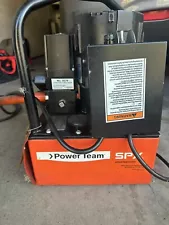 spx power team electric hydraulic pump 10,000 Psi