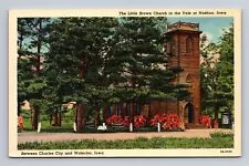 Little Brown Church in the Vale at Nashua,IA Chickasaw County Iowa Vintage