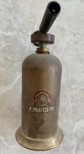 The Lenk Mfg. Company Alcohol Blow Torch Boston, Massachusetts - 7" Brass