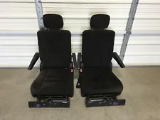 2011 - 2020 2nd second row Stow n Go seats Black Cloth Dodge Grand Caravan