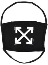 Off-White Arrow Mask $105 RRP Black & White Overhead Mask Brand New with Tags