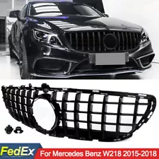 Gloss Black For Mercedes Benz W218 CLS400 CLS550 2015-2018 GT Front Bumper Grill (For: 2017 CLS550)