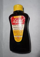 Vintage Lysol 2 oz. Bottle Concentrated Cleaner Approx. 3/4 full