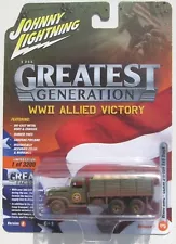 JOHNNY LIGHTNING Rel 1 2018 MILITARY WWII GMC CCKW 21/2-TON 6X6 TRUCK 1 of 3,200